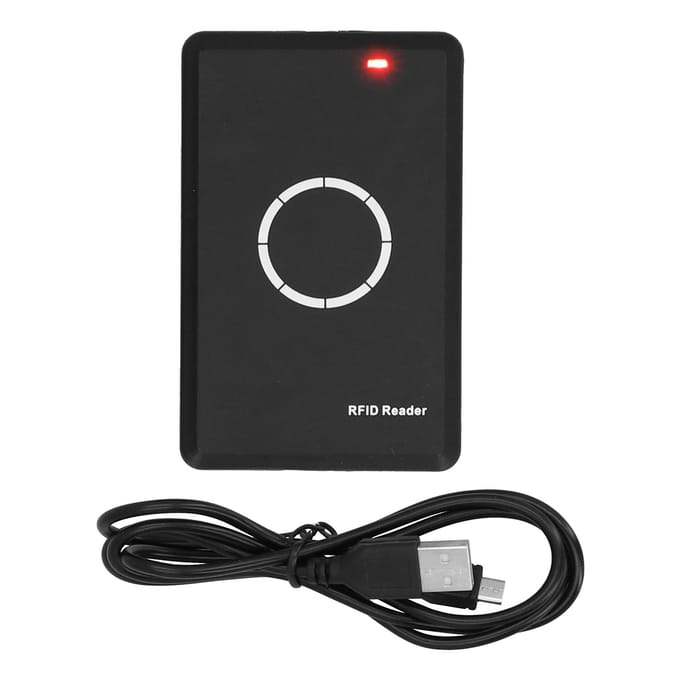 ID IC-kaartlezer Kopieermachine Elektronische Inductie NFC USB-interface voor Toegangscontrole Lift black