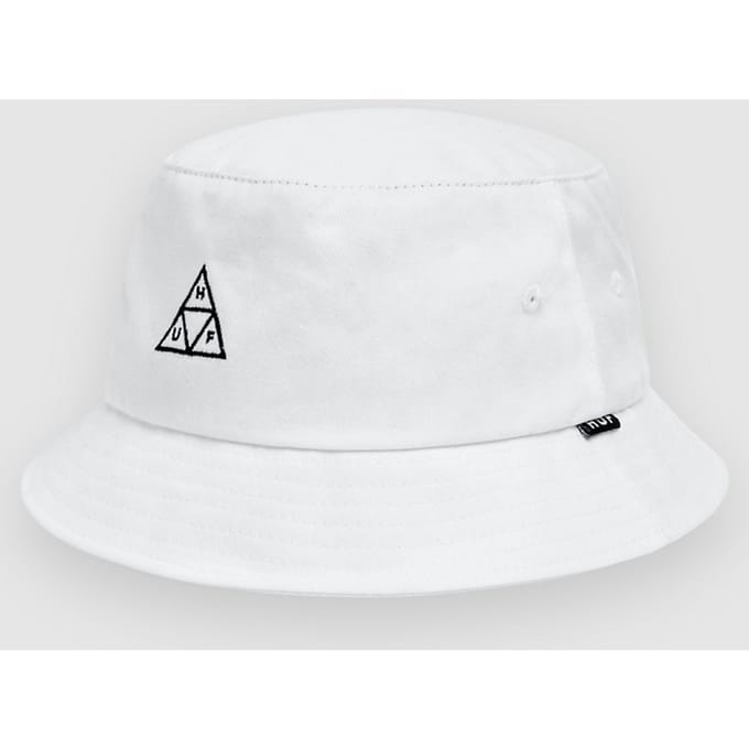 HUF Essentials Triple Triangle Bucket Hat wit