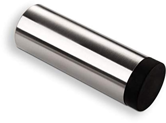 Deurstopper RVS, Muurafstand 87 mm, Diameter 30 mm - Bescherming voor Deuren en Muren