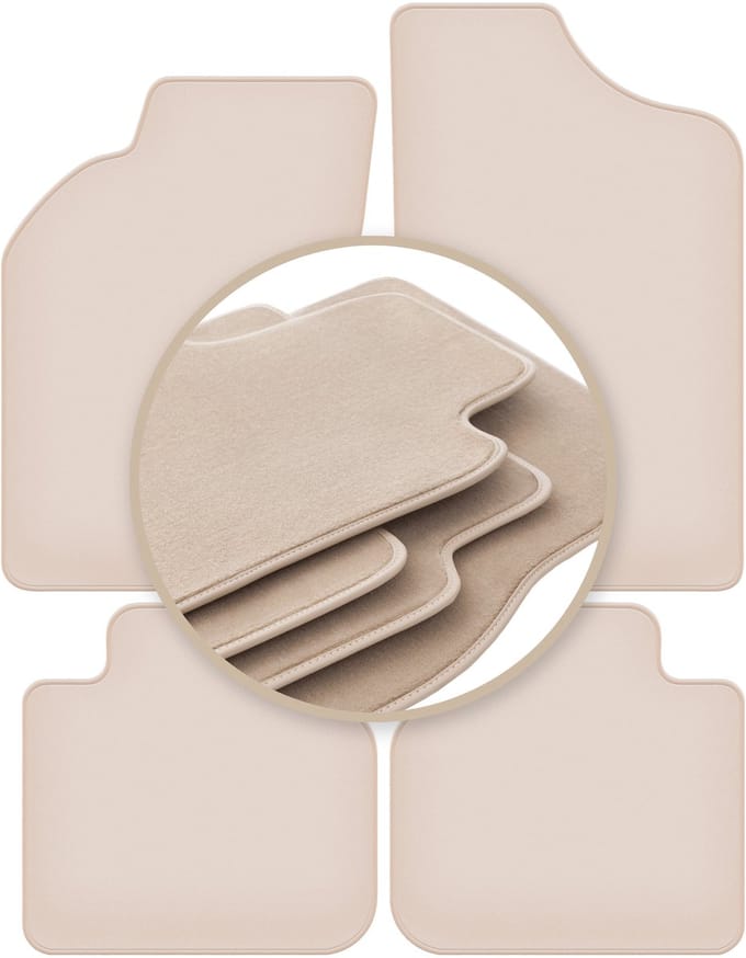 PREMIUM beige matten voor: Alfa Romeo 155 sedan 1995-1999