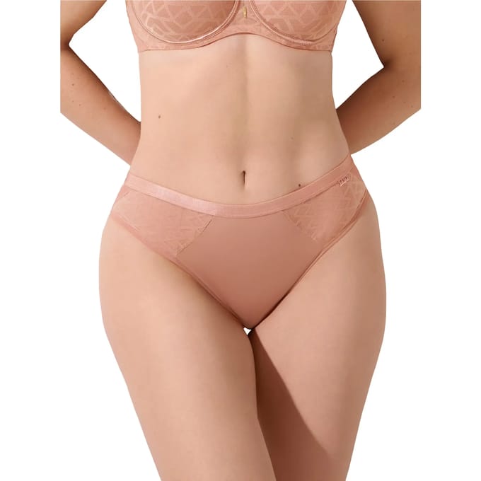Poeder roze elegante slip Lisca Opal - Roze - Maat - 38
