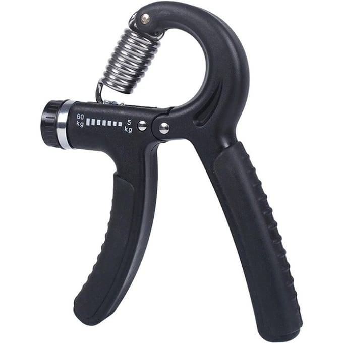 Renforceur de poignée de main 5-60kg, résistance réglable, exercice de remise en forme pour le renforcement musculaire noir