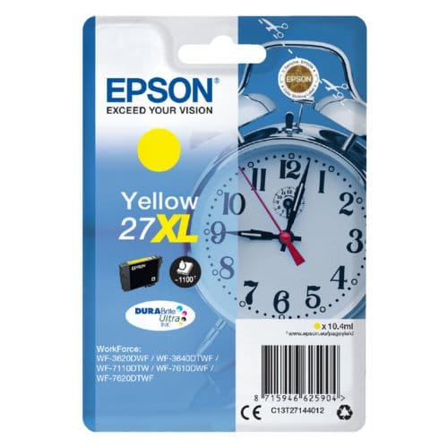 Epson 27XL (C13T27144012) Inktcartridge Geel Hoge capaciteit
