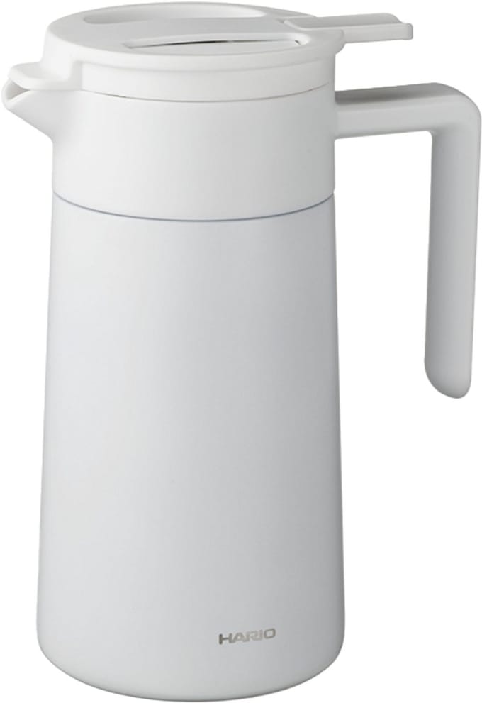 HARIO - Dubbelwandige Thermal Pot met Keramische Coating - 600mL - Wit