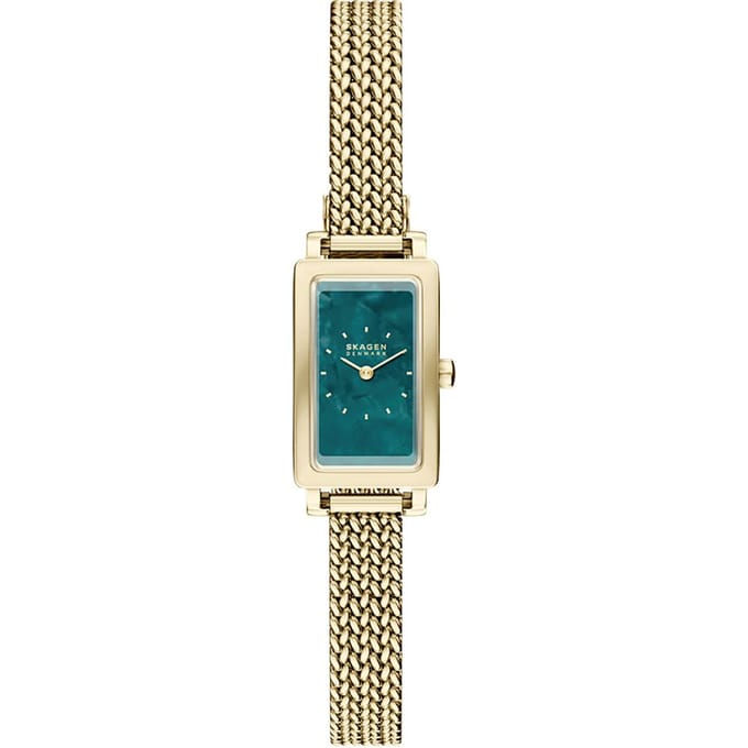 Skagen Hagen Micro Vrouwen Horloge 16 mm Goudkleurig
