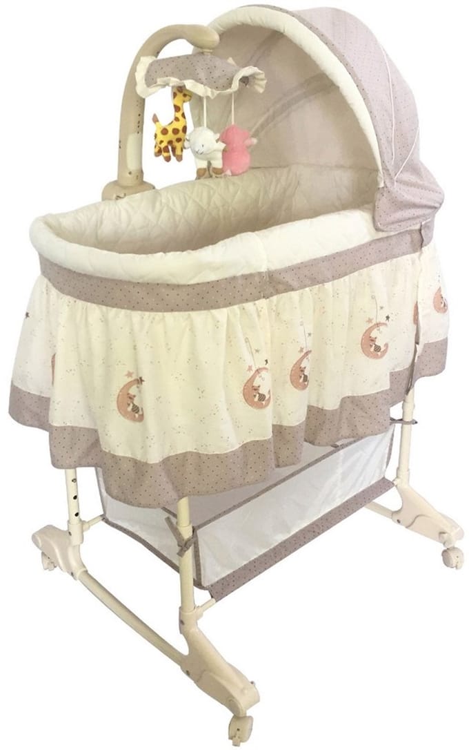 Milly Mally Sweet Melody wieg met carrousel 87x47cm - Ledikant