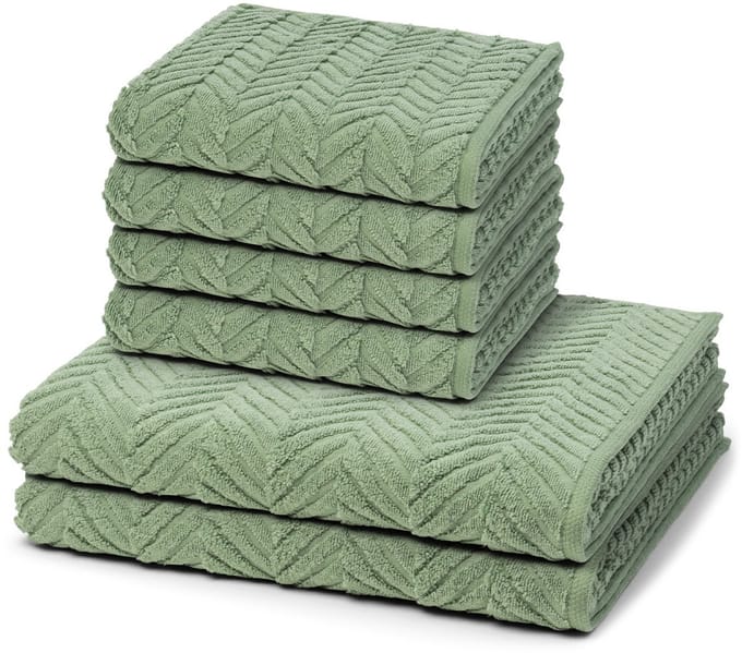 Ross Sonstiges 4 X handdoek 2 X douchehanddoek - in set 6 pack Sensual Skin