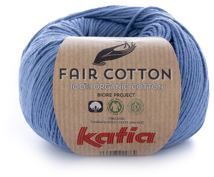 Katia Fair Cotton - 18 jeansblauw - Biologisch Katoengaren