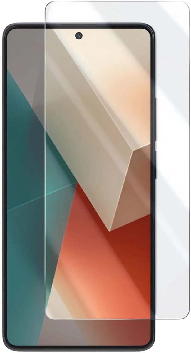 Jaym, Screenprotector geschikt voor Redmi Note 13 4G / 5G - Tempered Glass Ultra-Resistant, Transparant