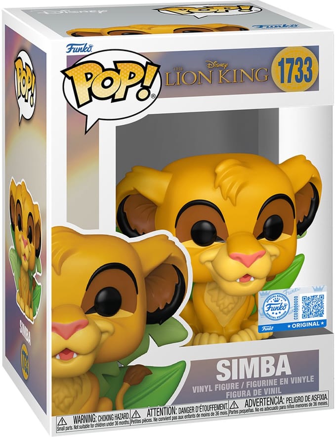 Funko! - Funko POP Vinyl Exclusive The Lion King Simba