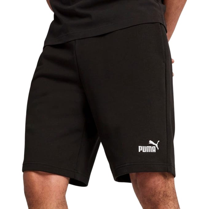 Regular fit sweatshorts met labelstitching, model 'ESS No. 1'