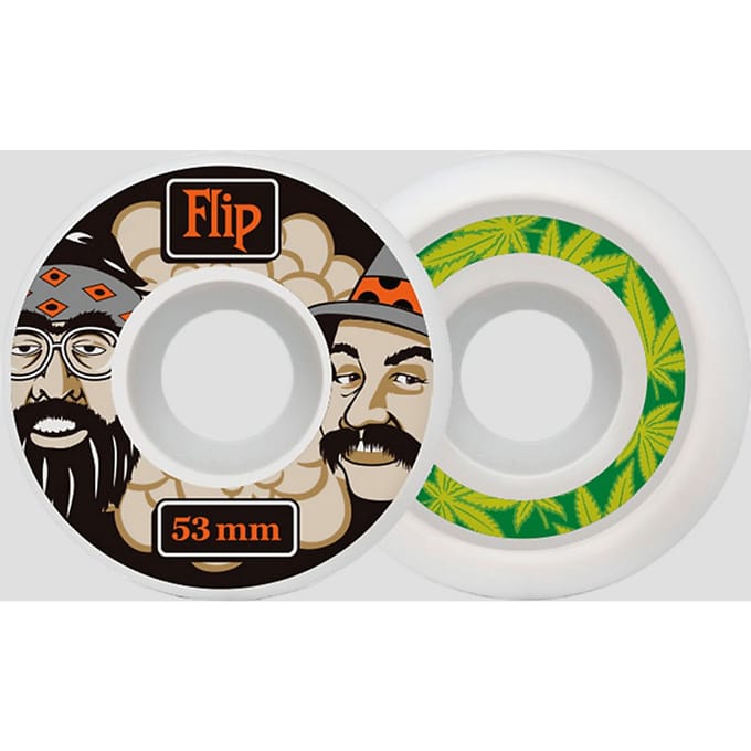Flip Cutback Cheech & Chong 53 Mm 99a Skateboardwielen Wit