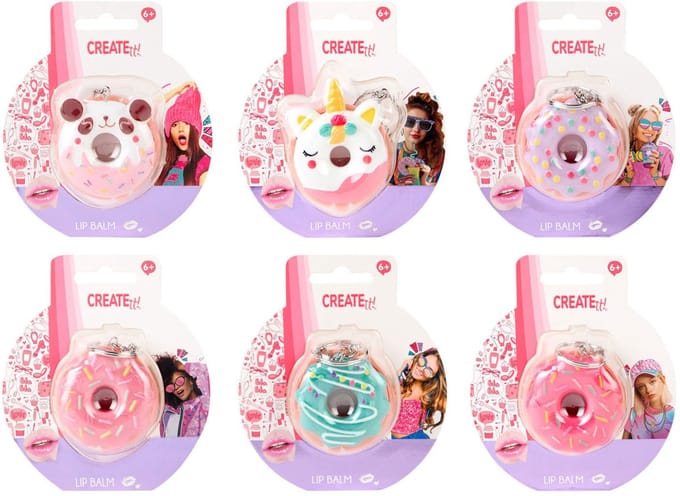Canenco Create it! Donut Lip Balm Keychain
