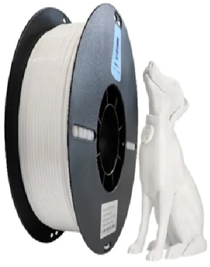 3D Filament PLA 1kg Per Rol 1,75mm Wit