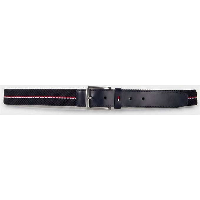 Tommy Hilfiger Denton Elastic 3.5 Belt Space Blue Taglia: 100 | Cinture Outlet | Uomo | Blu