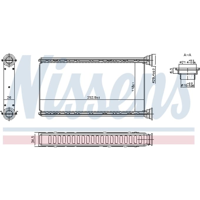 Waterverwarmer NISSENS 707288