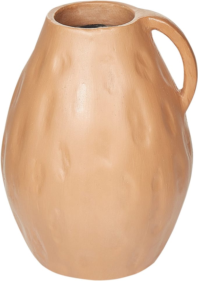 KULIM - Decoratieve vaas - Zandbeige - Terracotta
