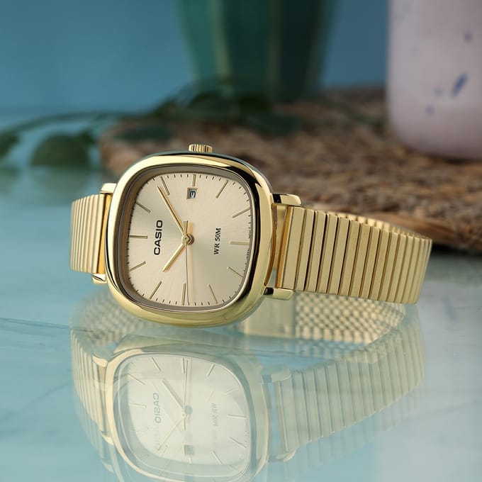 Casio Casio Collection LTP-B166G-9AVEF Horloge - Staal - Goudkleurig - Ø 30 mm