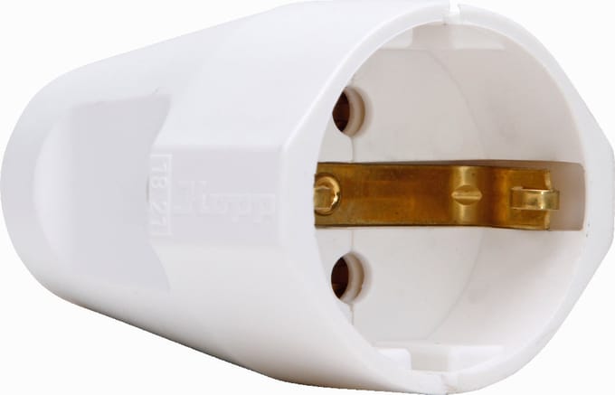 Kopp Contrast Stekker RA Kunststof 16A Arctic Wit - 182102006 [10 stuks]
