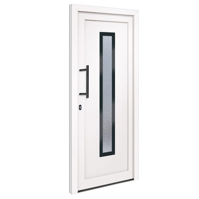 vidaXL Voordeur 108x200 cm PVC wit