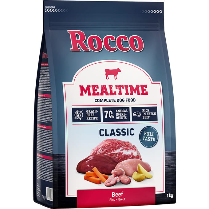 1kg Mealtime Rund Rocco Hondenvoer