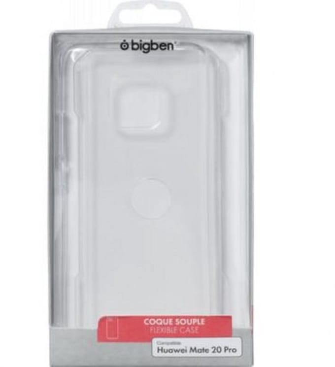 Bigben Connected, Hoesje geschikt voor Huawei Mate 20 Pro - Flexibel Siliconen, Transparant