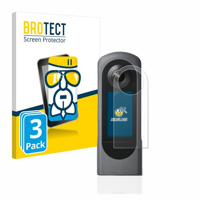 Screenprotector 3 Stuks voor Ricoh Theta X Beschermglas transparant