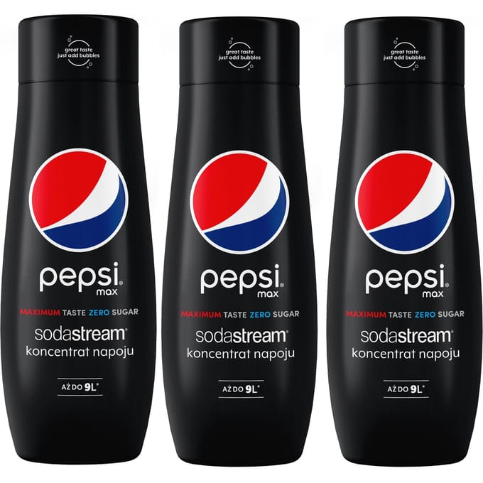 Set van 3 SodaStream concentraten 3x Pepsi MAX