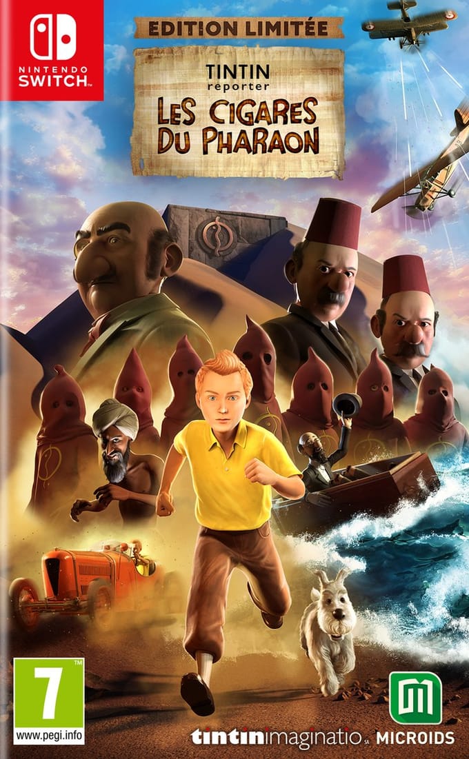 Videogames Microids Tintin Reporter - Les Cigares Du Pharaon 01 - Switch