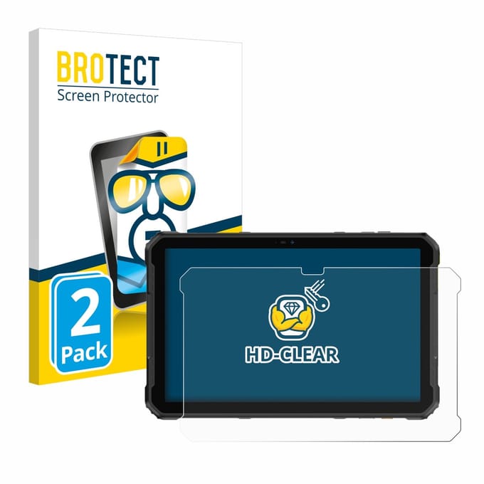 BROTECT - Screenprotector voor Ulefone Armor Pad 2 - Folie Beschermfolie transparant 2 Stuks
