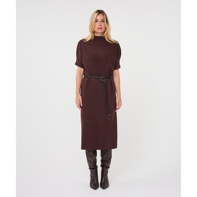 Esqualo jurk F26-18515 - Cacao