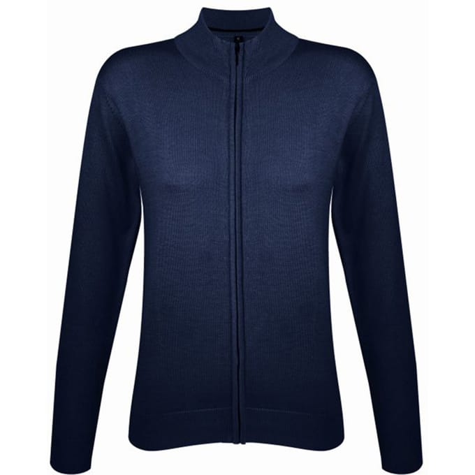 SOLS Vrouwen/dames Gordon Full Zip Cardigan (Marine)