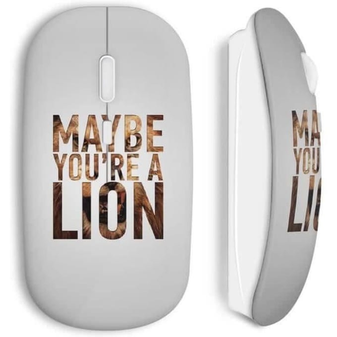 Souris sans fil maybe you are a lion