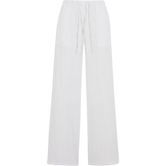 Urban Classics Stoffen broek - Structured Trousers - XS tot 4XL - voor Vrouwen - wit