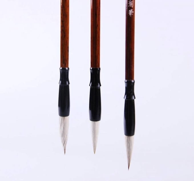 Fine Asianliving Chinees Kalligrafie Penseel L Set/3