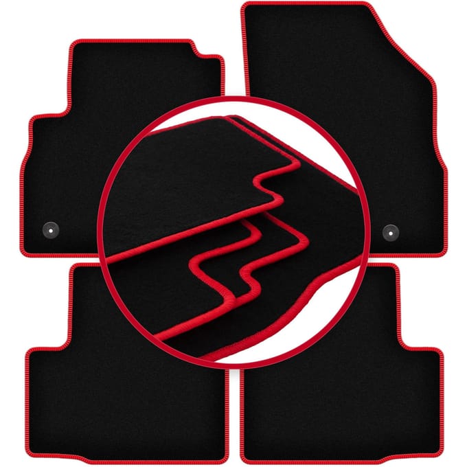 CARLUX-RED automatten voor: Opel Astra K sedan, hatchback, stationwagen (2015-)