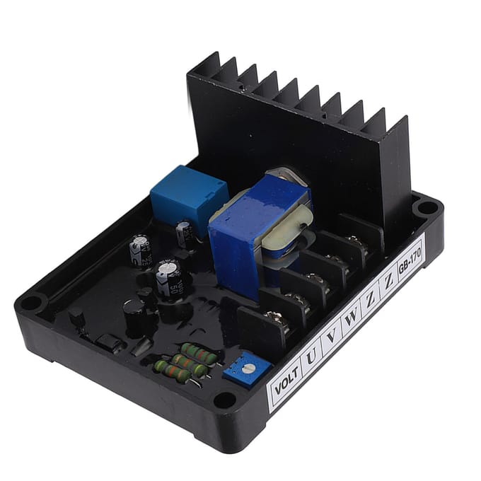Geborstelde Spanningsregelaar Lage RPM Bescherming 3-fasen GB170 AVR-regelaar voor Generator AC400V