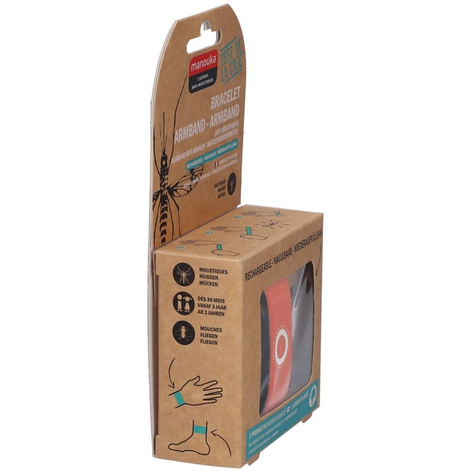 Manouka Armband Anti-Muggen Oranje 1
