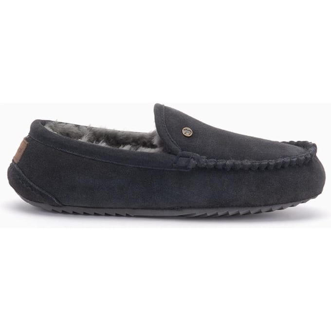 Warmbat Earlwood Suede Heren Sloffen - Grijs