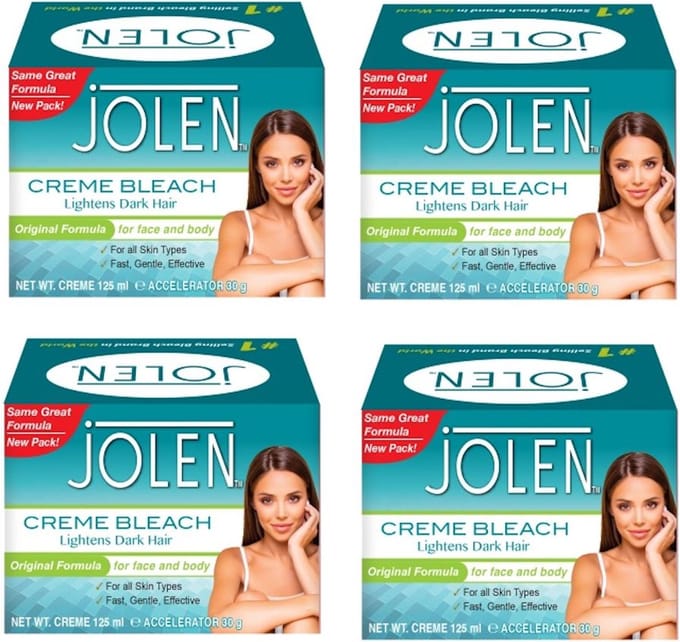 JOLEN - Creme Bleach Original Formula 125 ml - 4 Pak - Voordeelverpakking