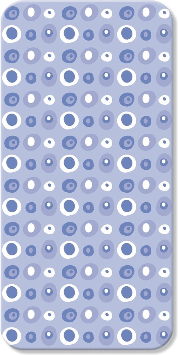 D&L Strijkdeken ProActiv - 120 x 70cm - Blauw met bollen