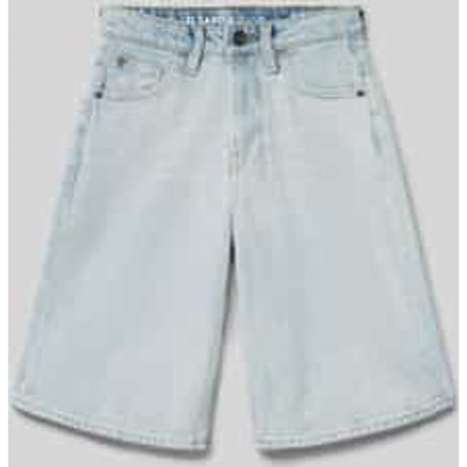 straight fit short met logopatch model 'Jaysen'