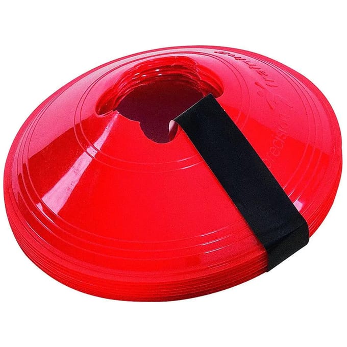 Precision - Trainingshoedjes - 20 centimeter - Rood - 10 Stuks