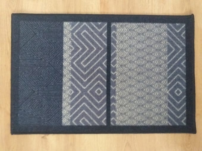 FOTAPIJT - Badmat - Bedrukte deurmat - Binnen - Termo Antislip - 40x60 cm - 6 mm - Wasbaar - Polyamide