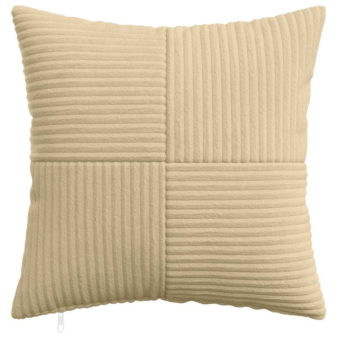 vidaXL - Kussensloop - 2 - st - ALMELO - Grijs - Groen - 40 - x - 40 - cm - corduroy