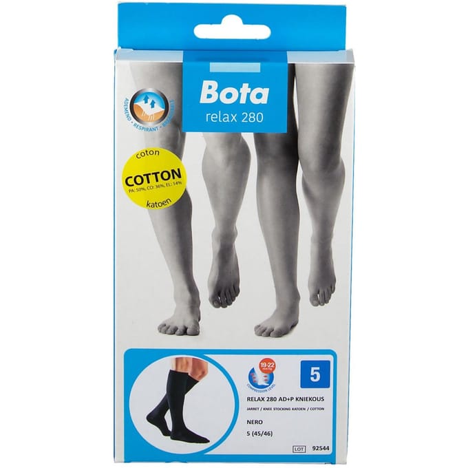 Bota Relax 280 Kniekous Coton Nero Maat 5 1 Kousen