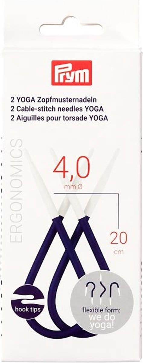 Prym Ergonomics Kabelnaalden Yoga (20 cm) - 4 mm