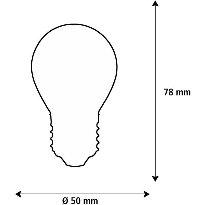 SEGULA LED Elegant Line E27 3W Golfbal 2.200 K Filament dimbaar