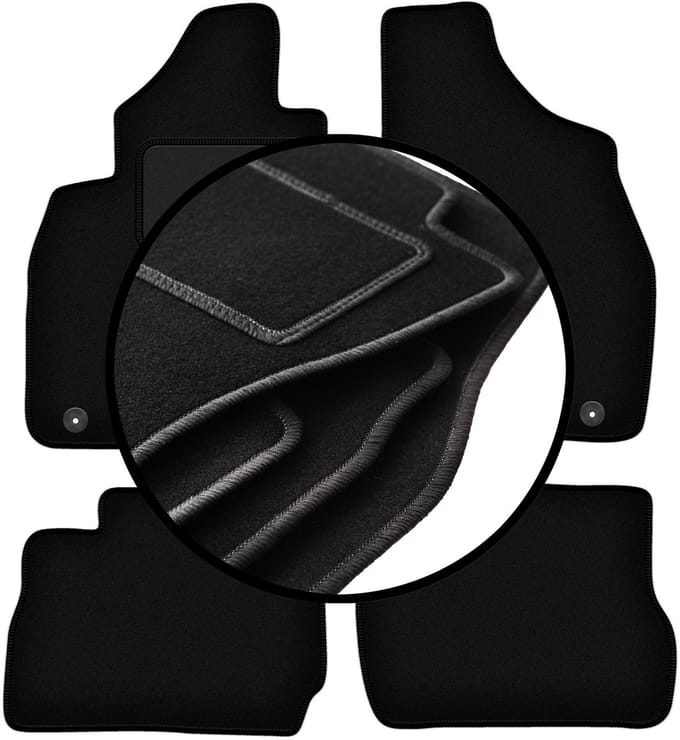Complete set veloursmatten voor: Mitsubishi Pajero Pinin SUV (1999-2006)