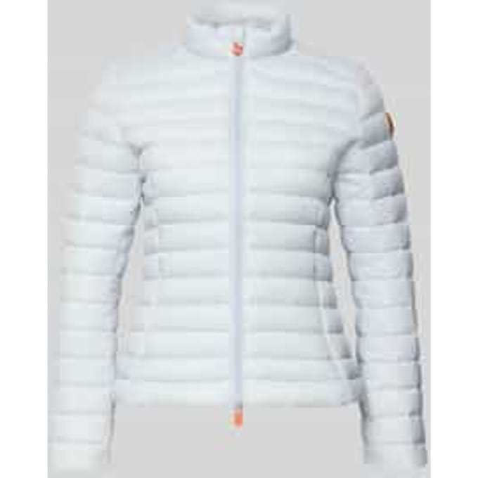 Slim fit gewatteerd jack gevoerde opstaande kraag model 'Carly'